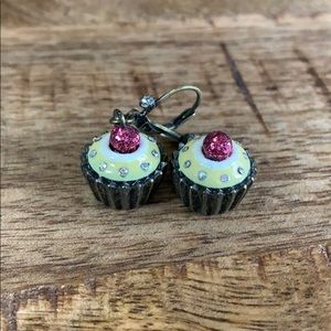 Betsey Johnson earrings  - cupcakes